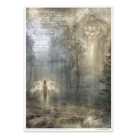 Rice paper set - A4 - Light & Shadow - 9 - ITD Collection - Tidformera