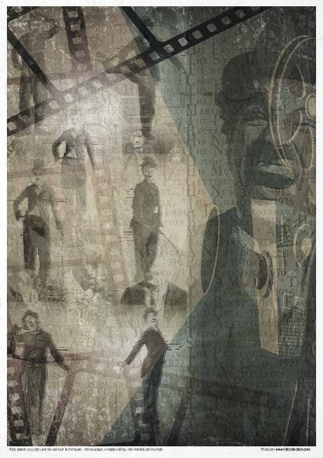 Rice paper set - A4 - Magic of cinema - 12 - ITD Collection - Tidformera