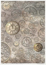 Rice paper set - A4 - Steampunk - 6 - ITD Collection - Tidformera