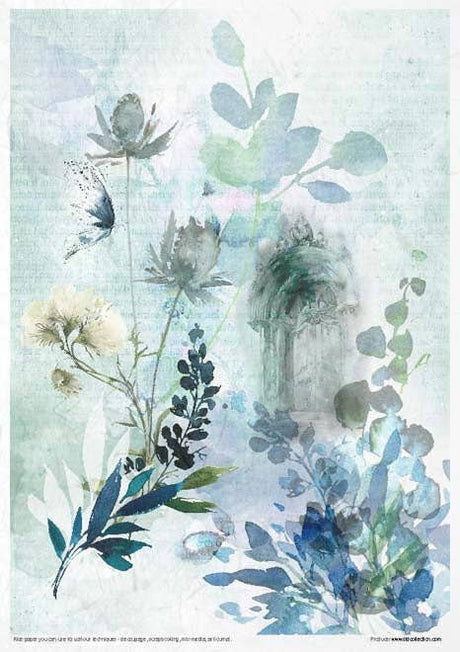 Rice paper set - A4 - The Elven valley - 8 - ITD Collection - Tidformera
