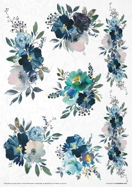 Rice paper set - A4 - The Elven valley - 11 - ITD Collection - Tidformera