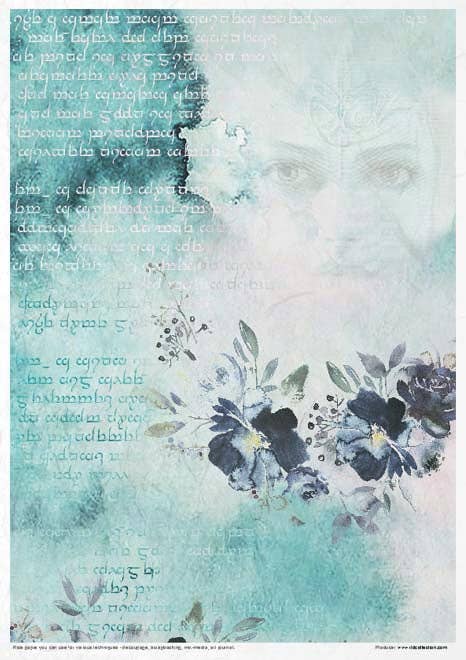 Rice paper set - A4 - The Elven valley - 12 - ITD Collection - Tidformera