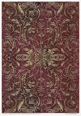 Rice paper set - A4 - Vintage Tapestry - 10 - ITD Collection - Tidformera