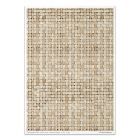 Rice paper set - A4 - Wicker & Rattan - 3 - ITD Collection - Tidformera