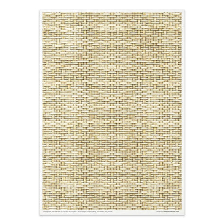 Rice paper set - A4 - Wicker & Rattan - 4 - ITD Collection - Tidformera