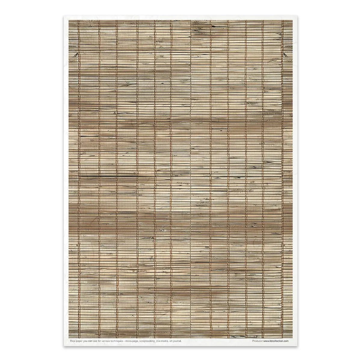 Rice paper set - A4 - Wicker & Rattan - 6 - ITD Collection - Tidformera