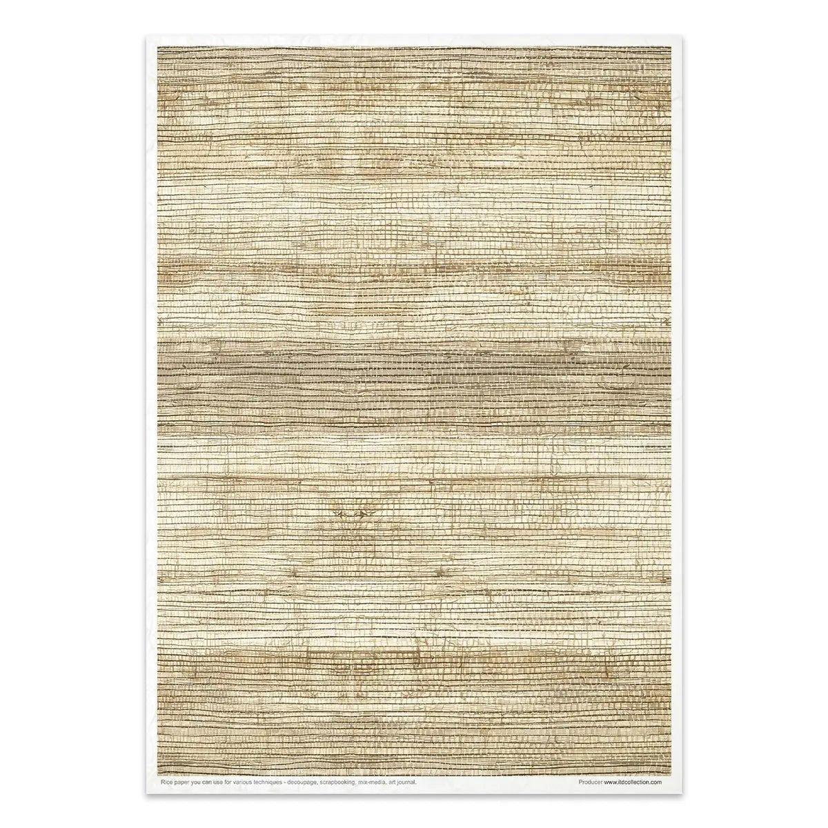 Rice paper set - A4 - Wicker & Rattan - 10 - ITD Collection - Tidformera