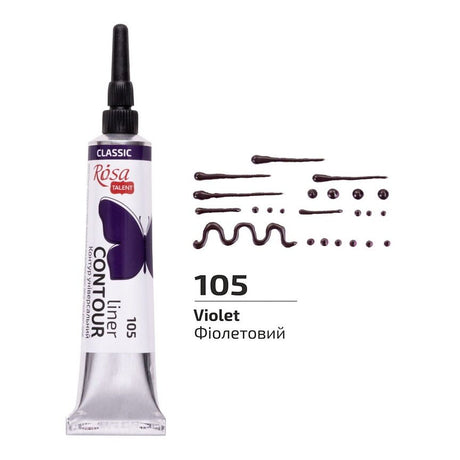 ROSA Talent Liner Contour 20 ml - Violet 105 - 1 - ROSA - Tidformera