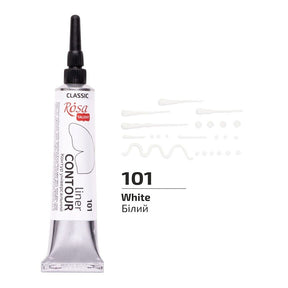ROSA Talent Liner Contour 20 ml - White 101 - 1 - ROSA - Tidformera