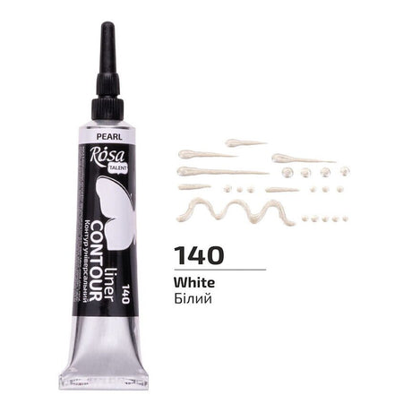 ROSA Talent Liner Contour 20 ml - White Pearl 140 - 1 - ROSA - Tidformera