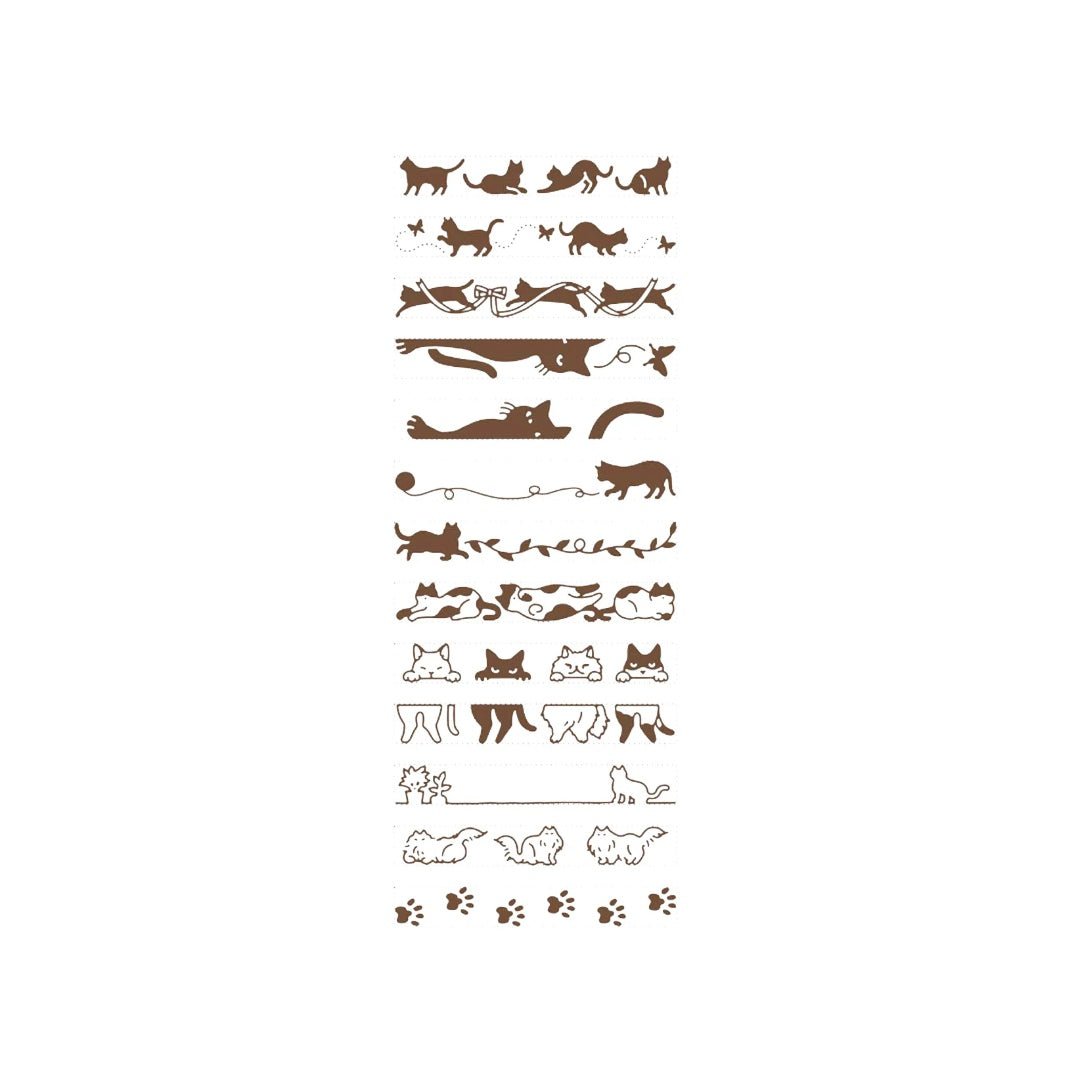 Rotary decoration stamp - Cats - 2 - Shachihata - Tidformera