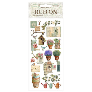 Rub - on Garden - Nests - 1 - Stamperia - Tidformera