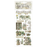 Rub - on - Herbarium Silvae - Cottage - 1 - Stamperia - Tidformera