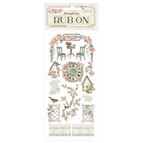 Rub - on - House of Roses - Elements - 1 - Stamperia - Tidformera