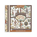Rub - On Kit 15,5 x 15,5 cm - Gardens of Time - 1 - Stamperia - Tidformera