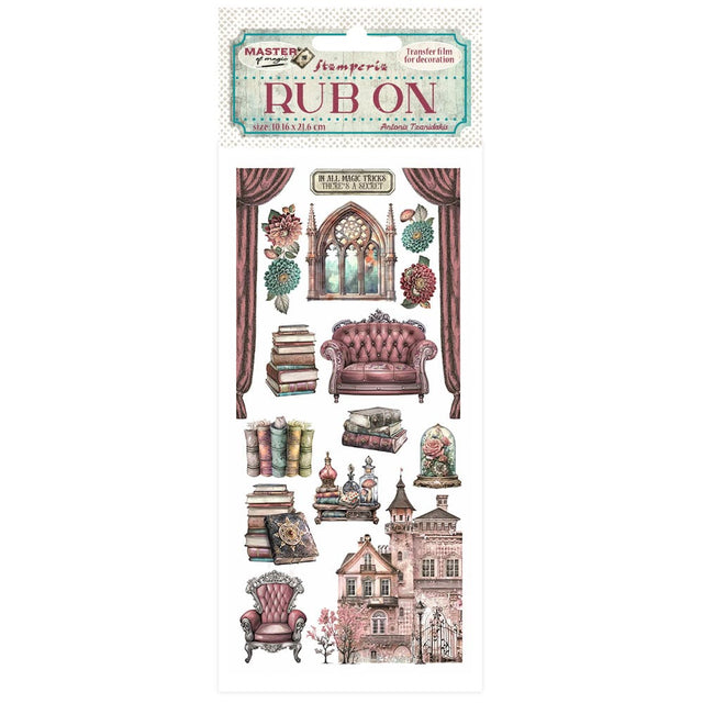 Rub - on - Master of Magic - House - 1 - Stamperia - Tidformera