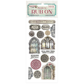 Rub - on - Master of Magic - Window - 1 - Stamperia - Tidformera