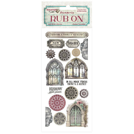 Rub - on - Master of Magic - Window - 1 - Stamperia - Tidformera