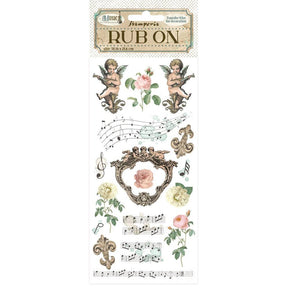 Rub - on - Music - Angels - 1 - Stamperia - Tidformera