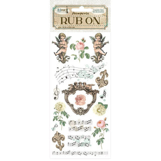 Rub - on - Music - Angels - 1 - Stamperia - Tidformera