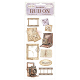 Rub - on - Quiet Days - Vintage Photography - 1 - Stamperia - Tidformera