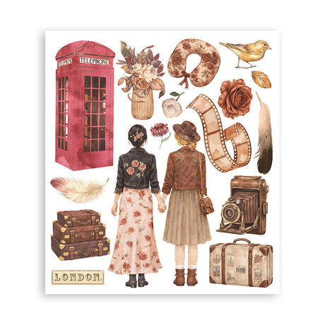 Rub-On Selection 20,5 x 23 cm - Our Way - 3 - Stamperia - Tidformera