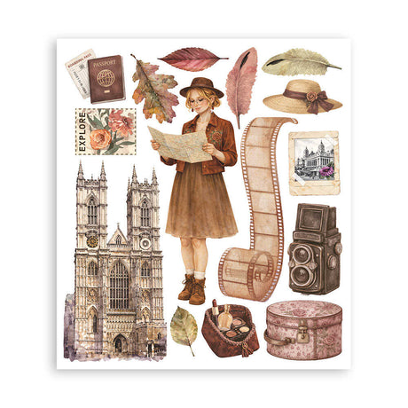 Rub-On Selection 20,5 x 23 cm - Our Way - 2 - Stamperia - Tidformera