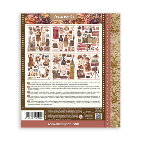 Rub-On Selection 20,5 x 23 cm - Our Way - 8 - Stamperia - Tidformera
