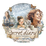 Rub - On Selection 20,5 x 23 cm - Secret Diary - 9 - Stamperia - Tidformera