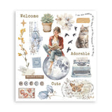 Rub - On Selection 20,5 x 23 cm - Secret Diary - 4 - Stamperia - Tidformera