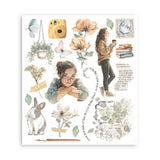 Rub - On Selection 20,5 x 23 cm - Secret Diary - 2 - Stamperia - Tidformera