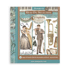 Rub-On Selection 20,5 x 23 cm - Symphony - 1 - Stamperia - Tidformera