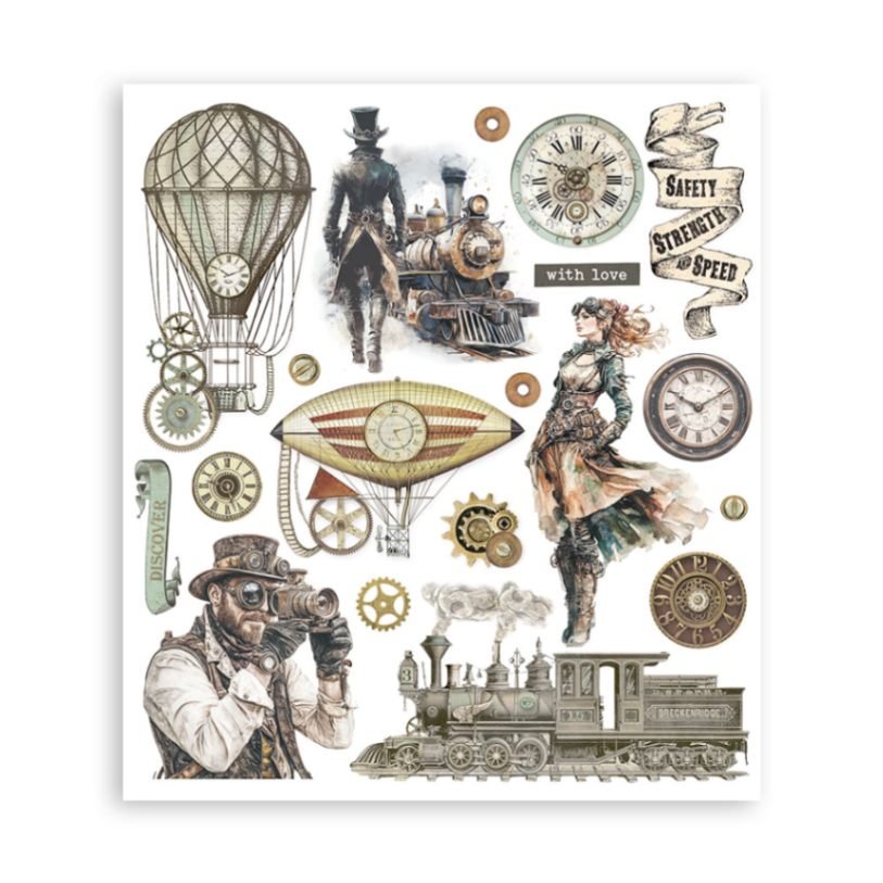 Rub - On Selection - Voyages Fantastiques - 7 - Stamperia - Tidformera