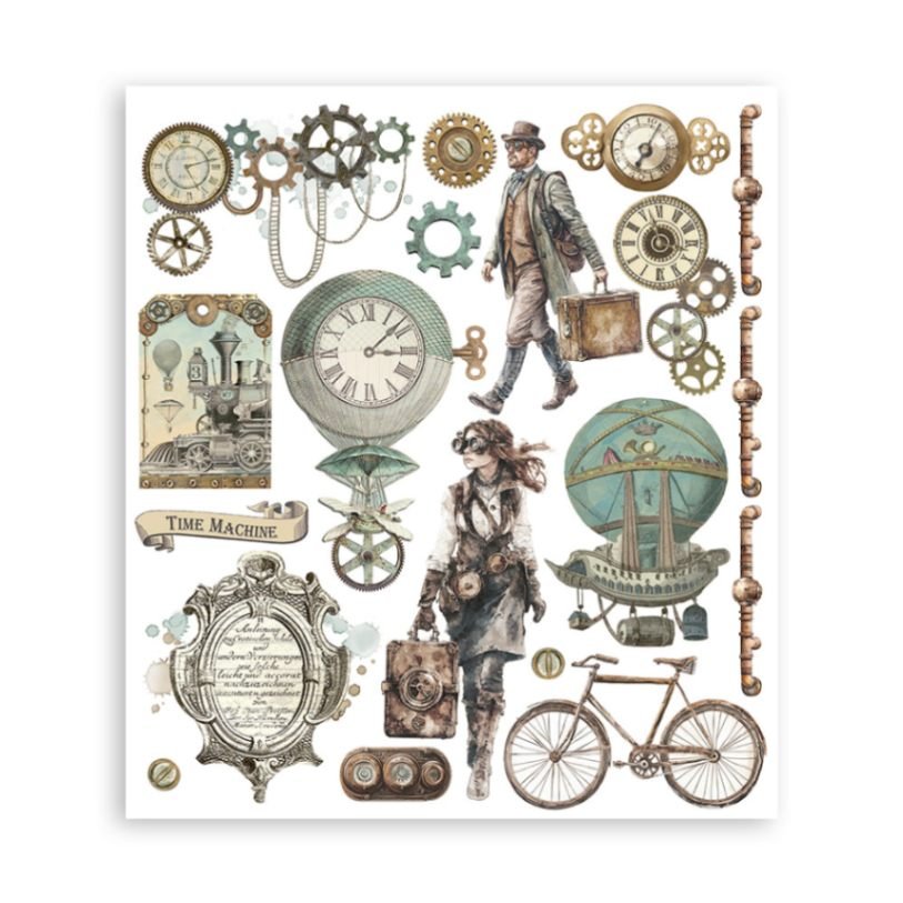 Rub - On Selection - Voyages Fantastiques - 5 - Stamperia - Tidformera