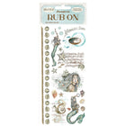 Rub - on Songs of the Sea - Mermaid - 1 - Stamperia - Tidformera