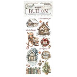 Rub - on - The Owl's House - Cottage - 1 - Stamperia - Tidformera