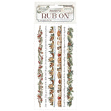 Rub - on - The Owl's House - Stripes - 1 - Stamperia - Tidformera
