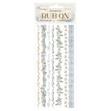 Rub - on - Timeless - Stripes - 1 - Stamperia - Tidformera