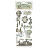 Rub-on Voyages Fantastiques - Balloons - Stamperia - Tidformera