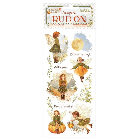 Rub - on - Whispering Woods - Fairy - 1 - Stamperia - Tidformera