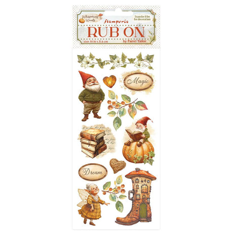 Rub - on - Whispering Woods - Gnome - 1 - Stamperia - Tidformera