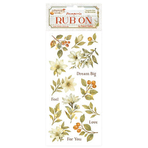 Rub - on - Whispering Woods - Magnolia - 1 - Stamperia - Tidformera