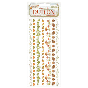 Rub - on - Whispering Woods - Stripes - 1 - Stamperia - Tidformera