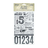 Rub-ons Idea-ology Remnant Rubs - Eccentric - 1 - Tim Holtz - Tidformera