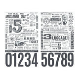 Rub-ons Idea-ology Remnant Rubs - Eccentric - 2 - Tim Holtz - Tidformera