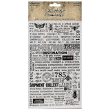 Rub-ons Idea-ology Remnant Rubs - Specimen - 1 - Tim Holtz - Tidformera