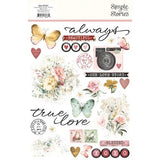 Rub - ons Simple vintage Love story - 2 - Simple Stories - Tidformera