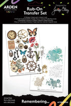 Rub - ons Transfer Set - Remembering - 1 - Arden Creative Studio - Tidformera