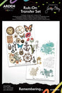 Rub - ons Transfer Set - Remembering - 1 - Arden Creative Studio - Tidformera