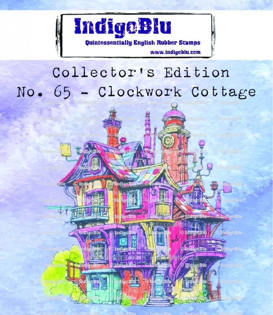 Rubber Stamps - Collectors Edition no.65 - Clockwork Cottage - 1 - IndigoBlu - Tidformera